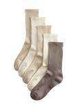 Goodmove 5pk Cotton Rich Cushioned Crew Socks