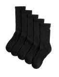 Goodmove cotton rich cushioned crew socks 5-pack, imported from the UK