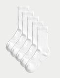 Goodmove cotton rich cushioned crew socks 5-pack, imported from the UK