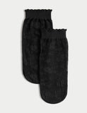 M&S Collection floral lace ankle socks - British product