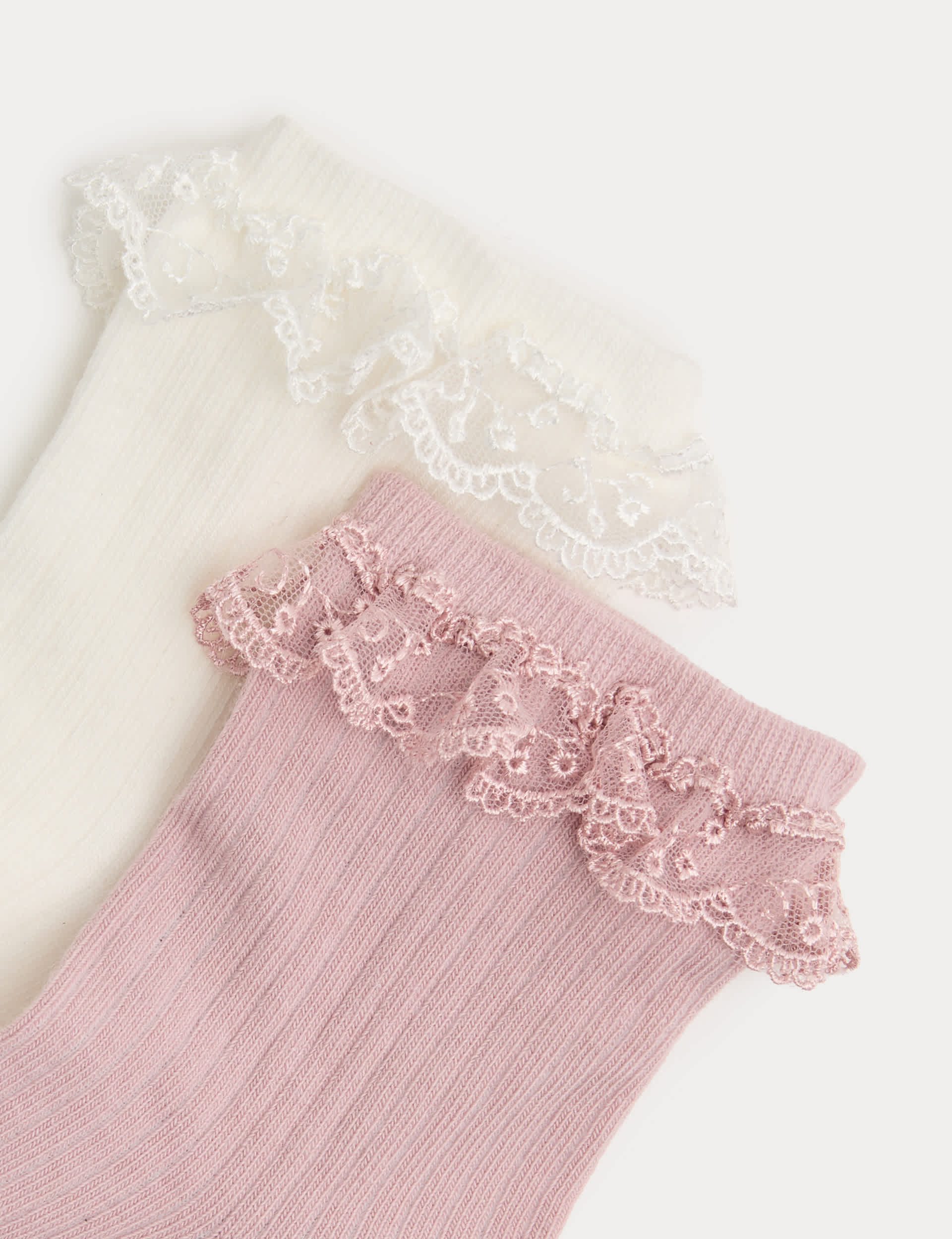 M&S cotton rich quarter socks pack of 2 - British product