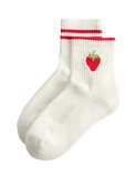 M&S cotton rich fruit quarter socks (British brand)