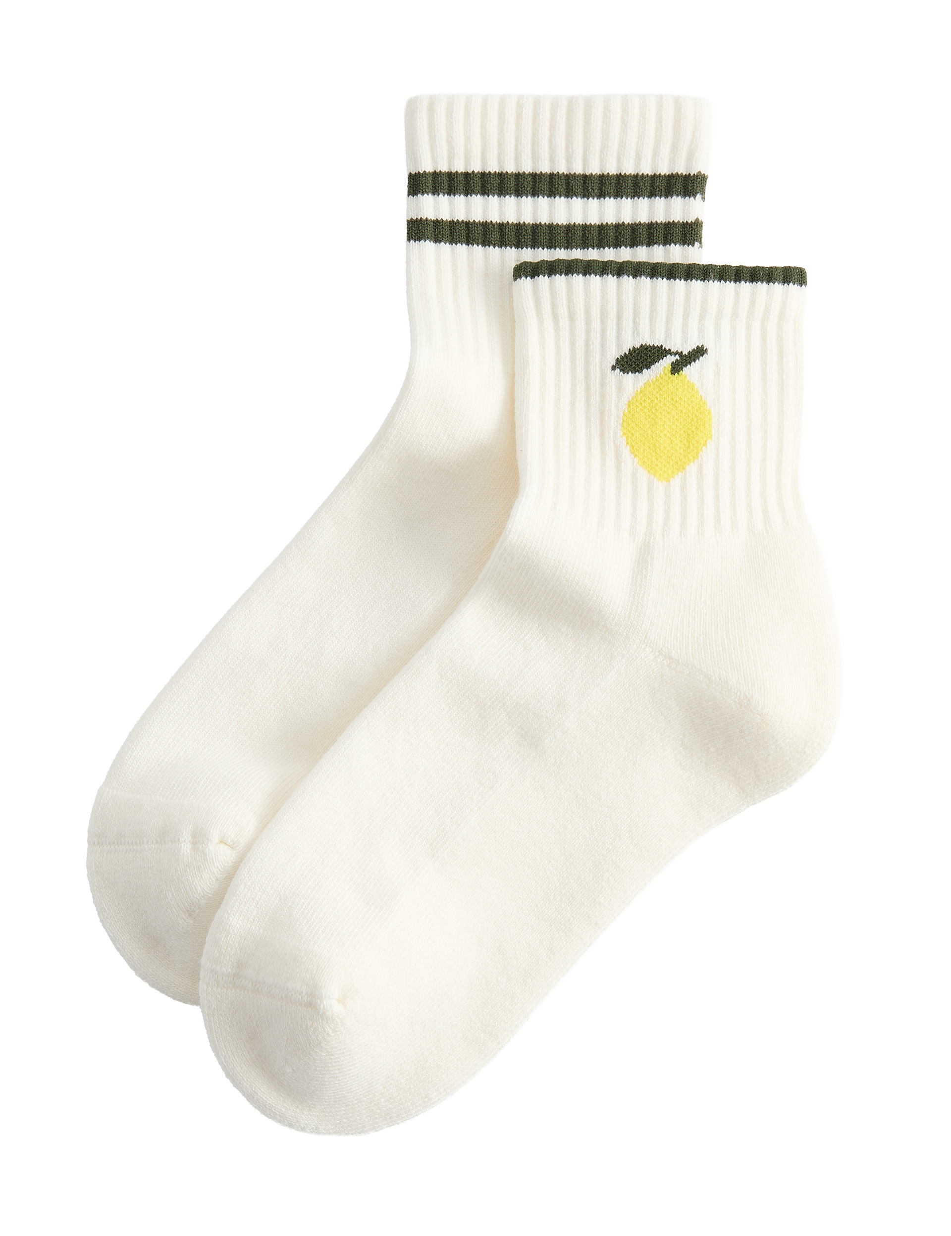 M&S cotton rich lemon ankle socks 2 pack, UK version