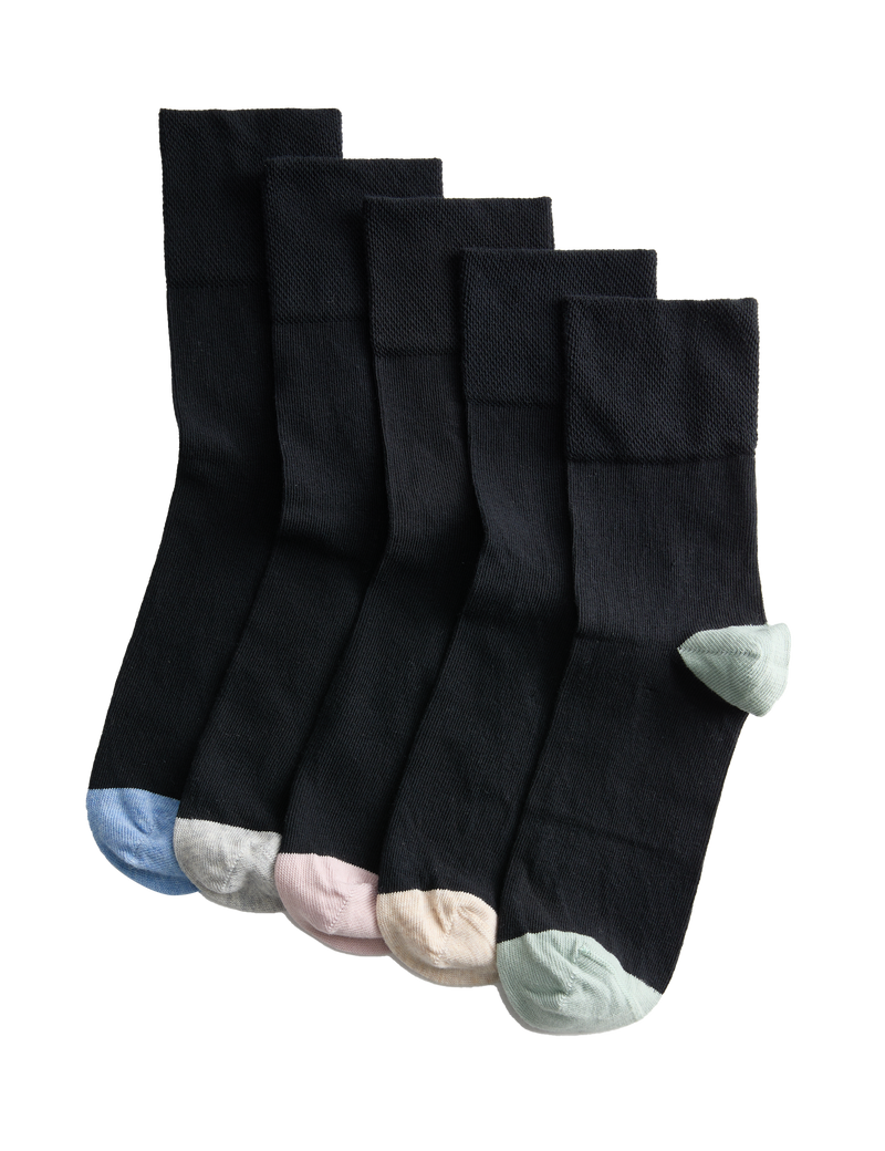 M&S ankle socks 5pk cotton rich - British product