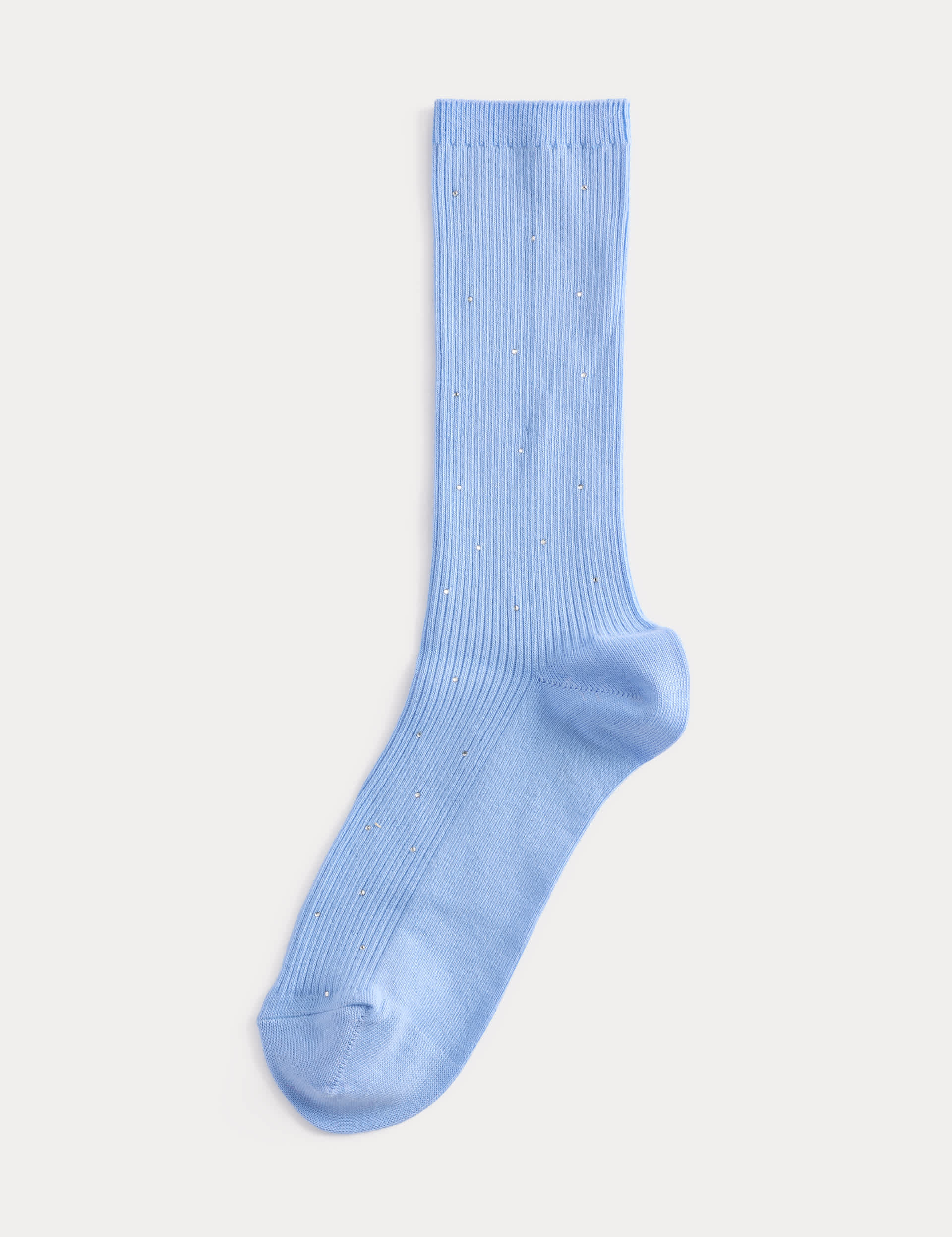 M&S embellished ribbed crew socks, UK version