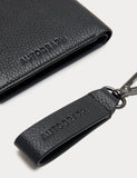 Autograph leather wallet and keyring gift set (British brand)