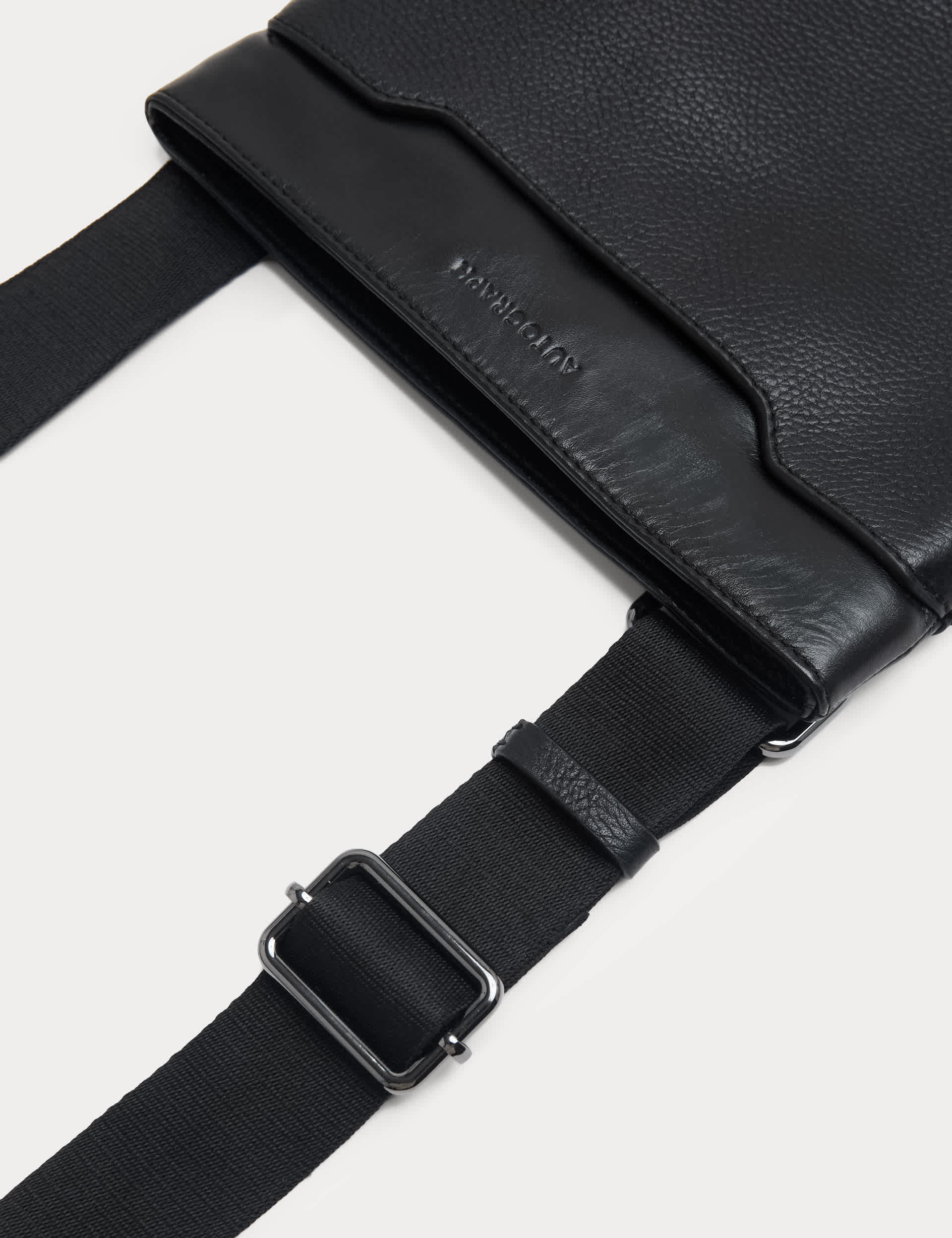 Autograph leather crossbody bag adjustable strap (British brand)