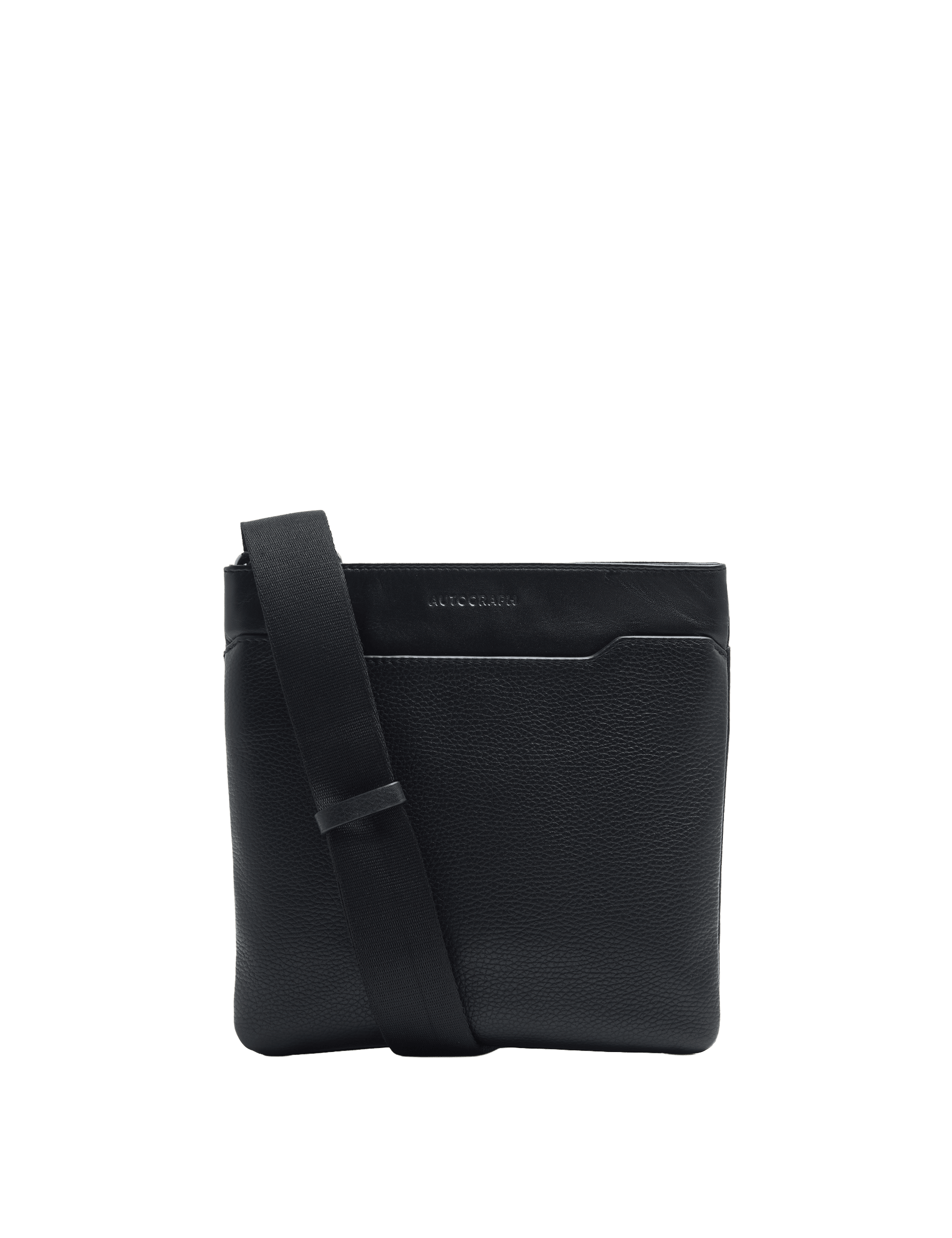 Autograph leather crossbody bag adjustable strap (British brand)