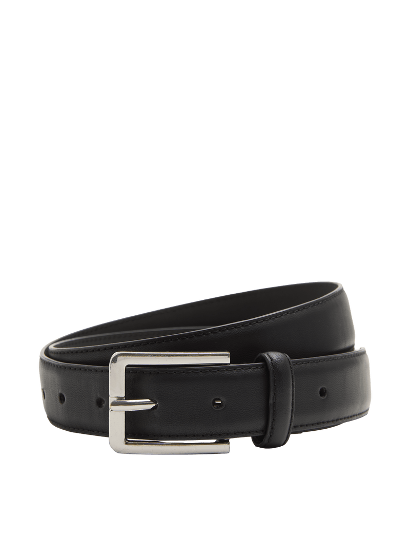 M&S smart belt polyurethane stitch detailing metal buckle - British product