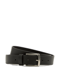 M&S leather textured belt with metal buckle, imported from the UK