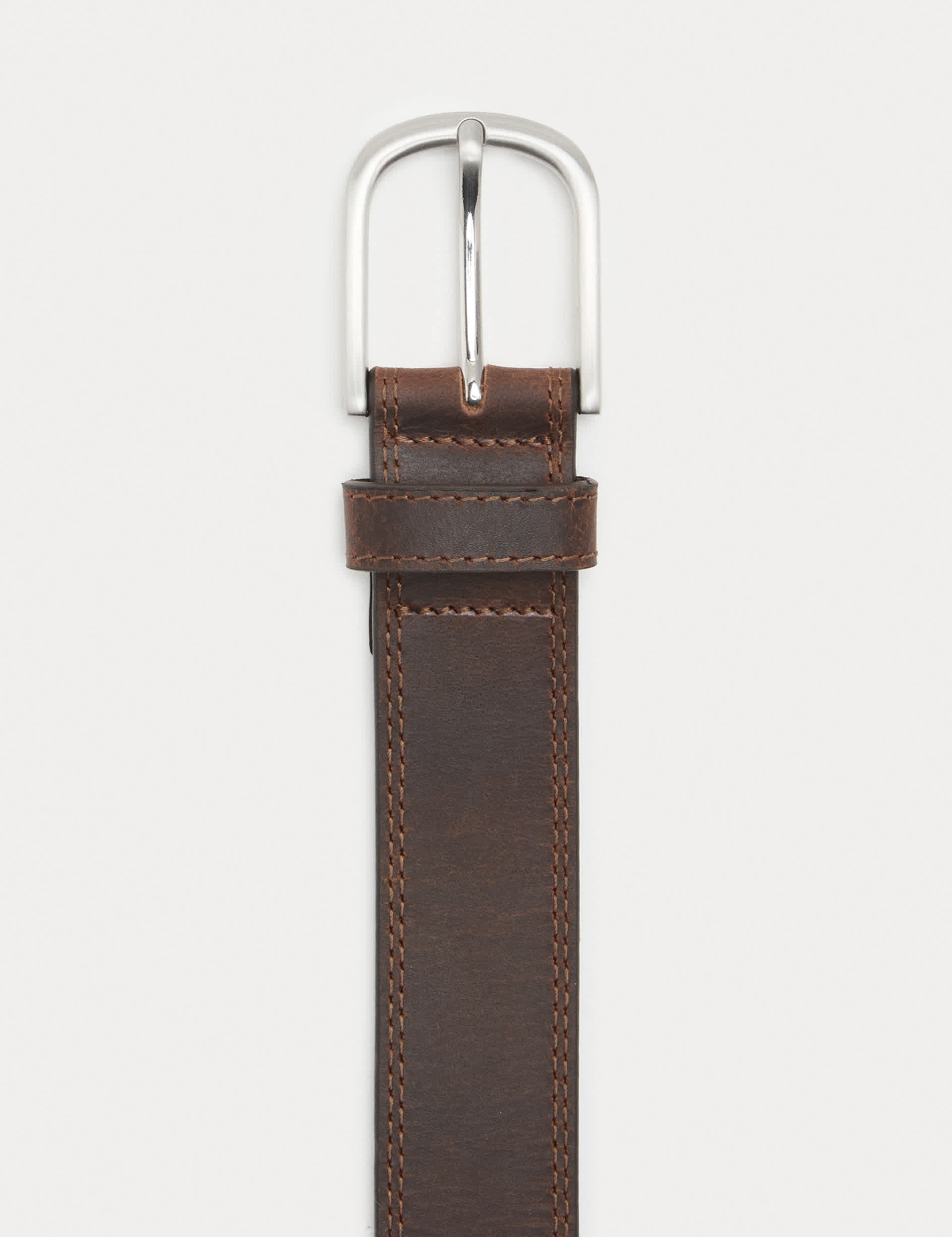 M&S leather stitch detail belt, UK version