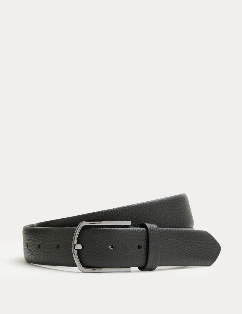 Leather textured belt from the Autograph collection, imported from the UK