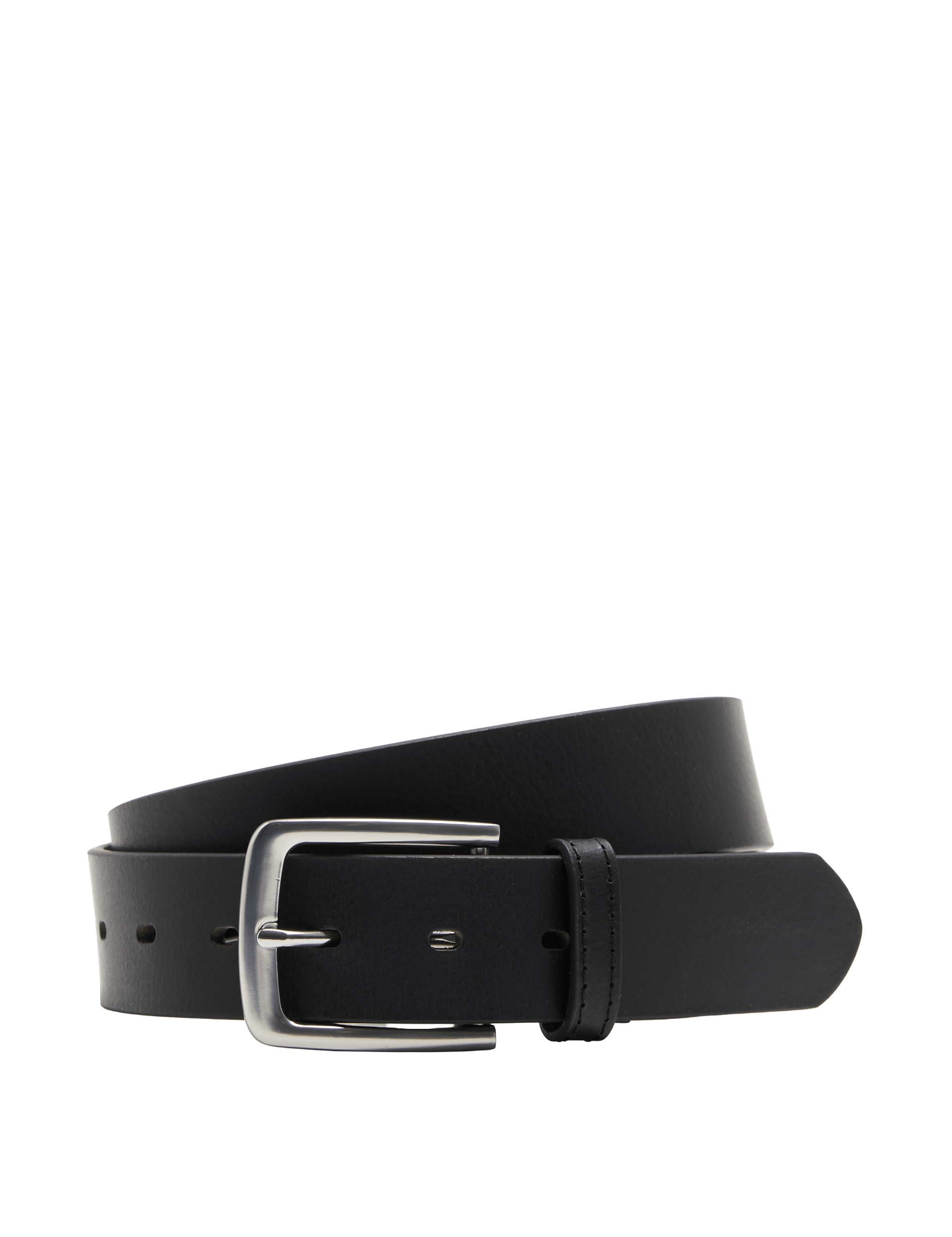 M&S leather casual belt with metal buckle, UK version