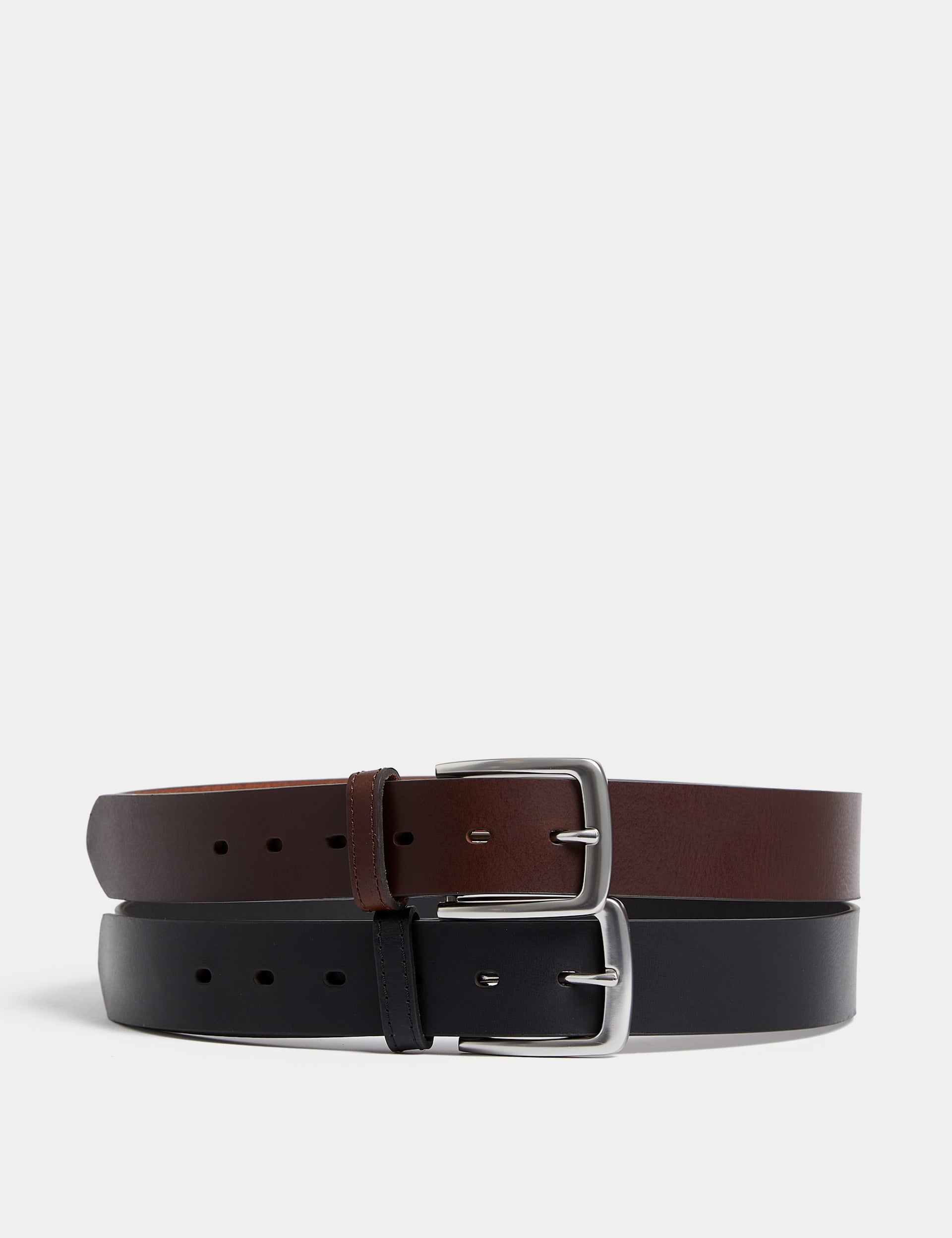 M&S leather belts two-pack (British brand)