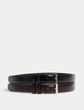 M&S leather stitch detail belts 2 pack, UK version
