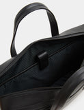 Autograph leather pebble grain laptop bag 38cm, imported from the UK