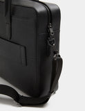 Autograph leather pebble grain laptop bag 38cm, imported from the UK