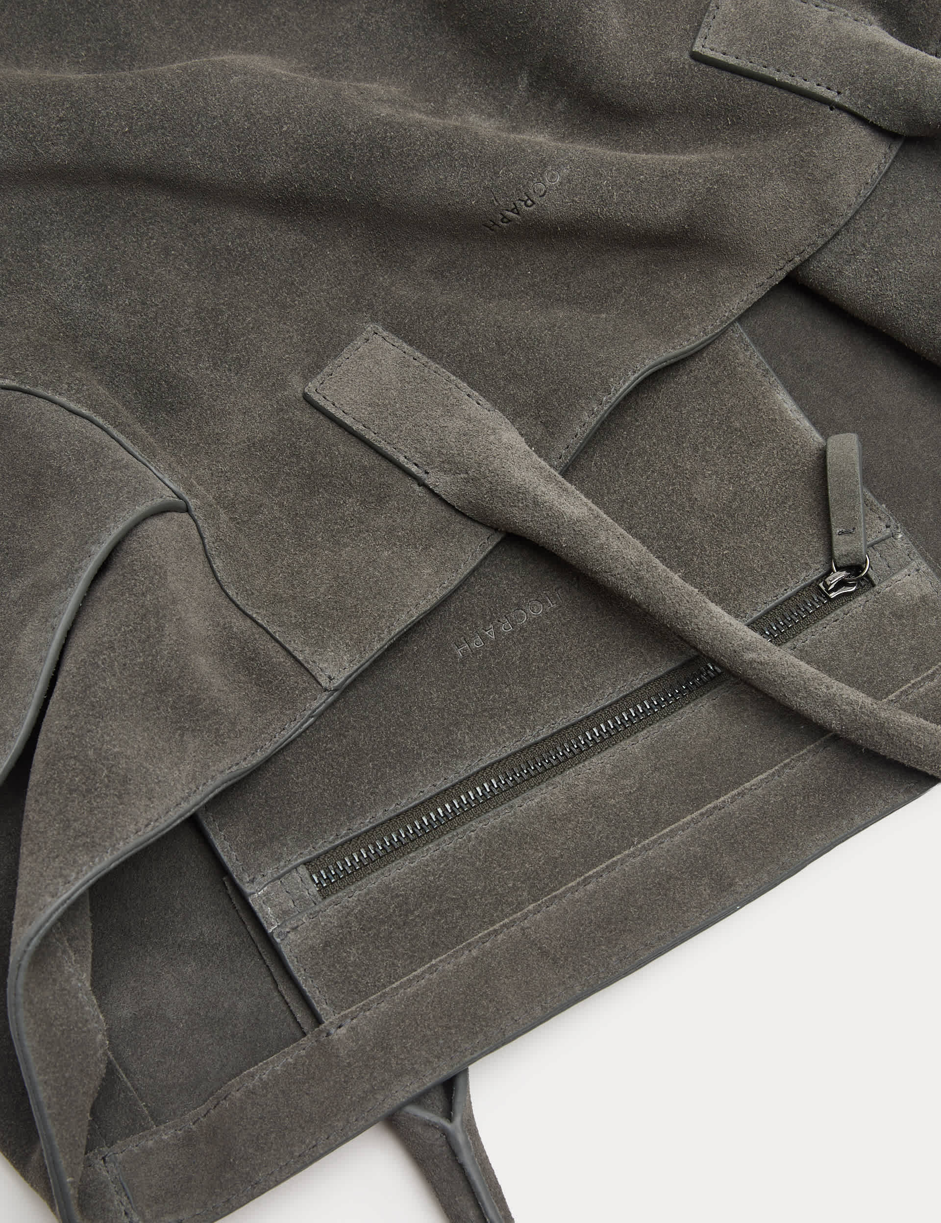 M&S Autograph suede tote bag (British brand)