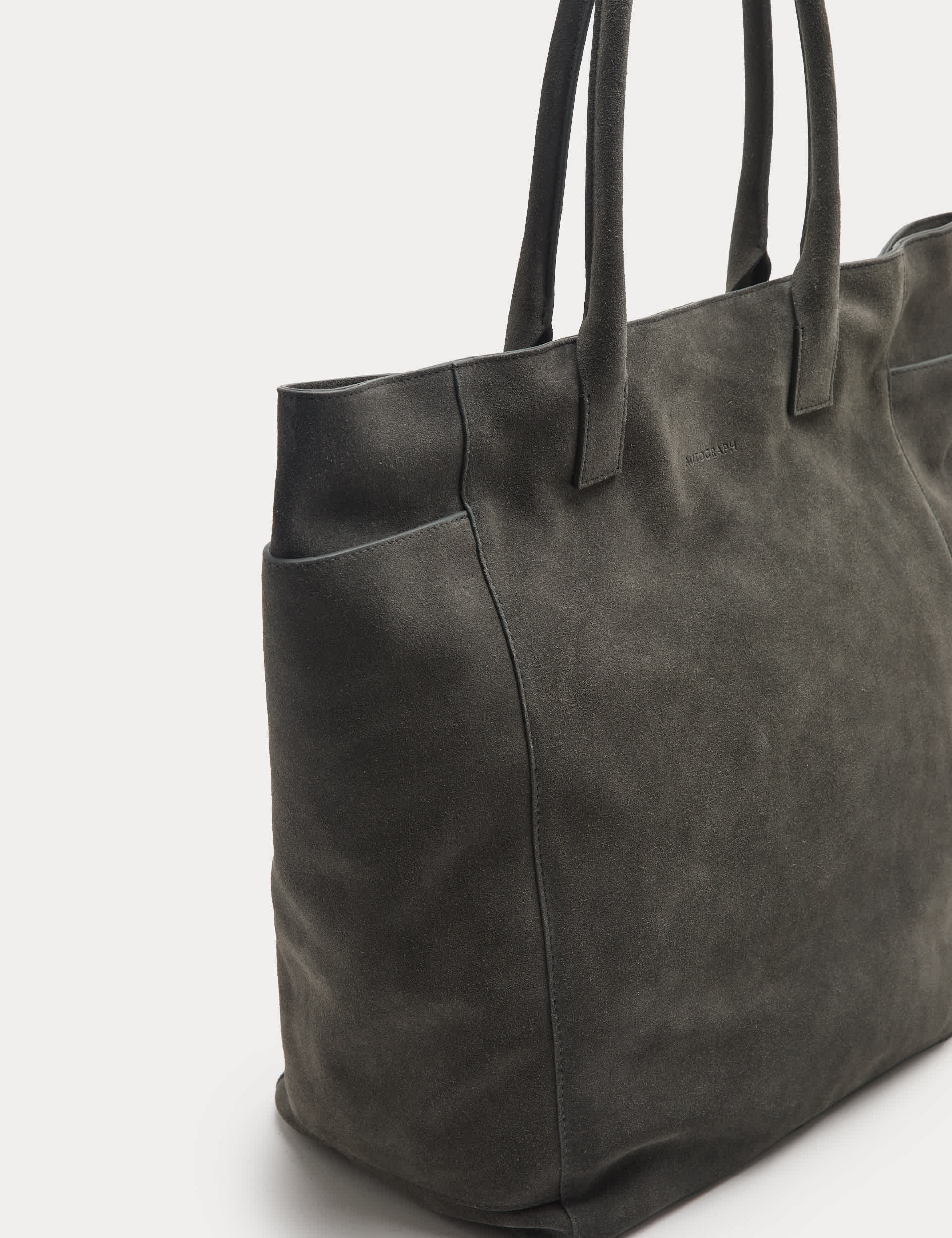 M&S Autograph suede tote bag (British brand)