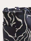 Autograph floral tote bag with zip pocket (British brand)