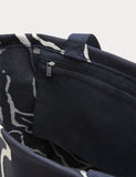 Autograph floral tote bag with zip pocket (British brand)