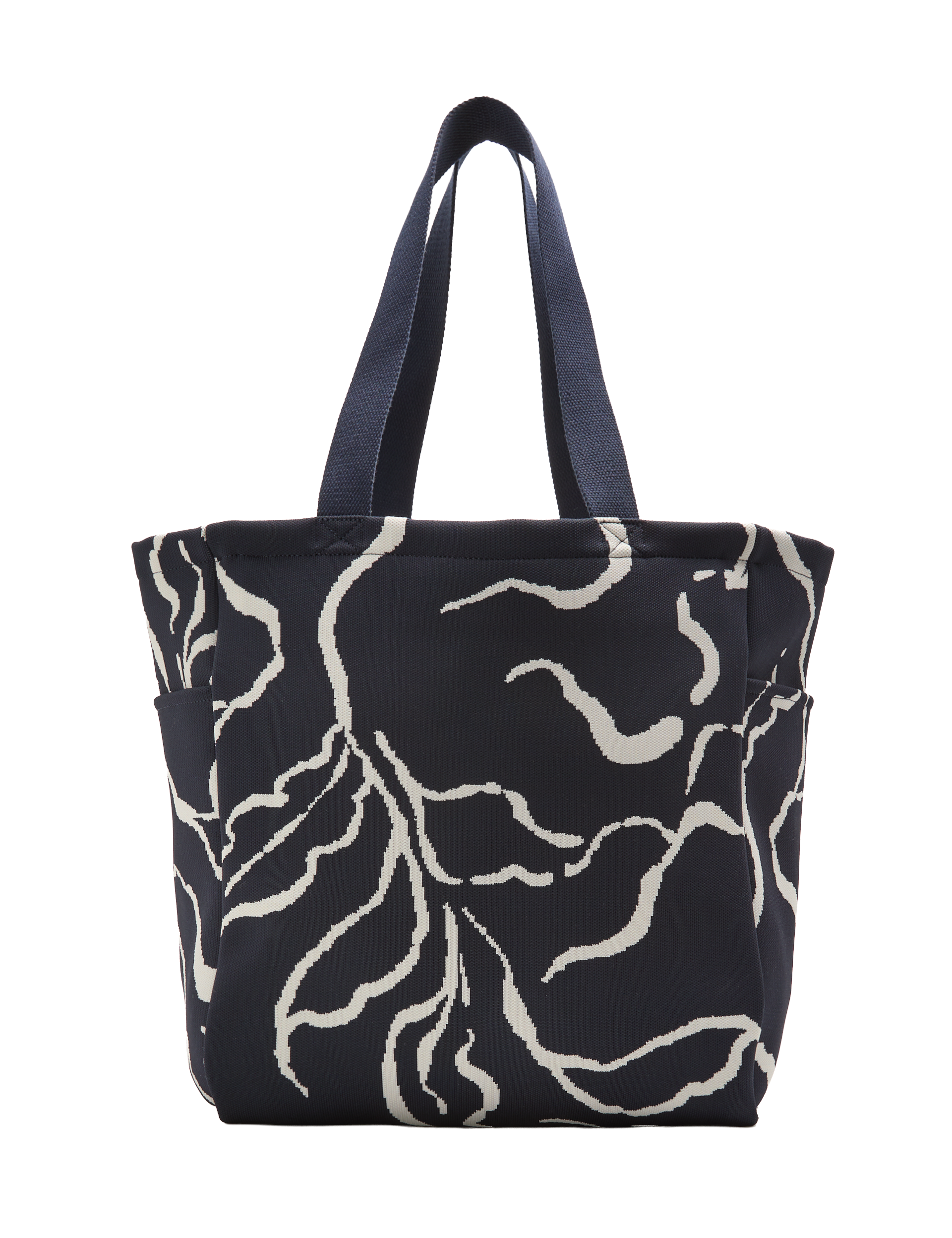 Autograph floral tote bag with zip pocket (British brand)
