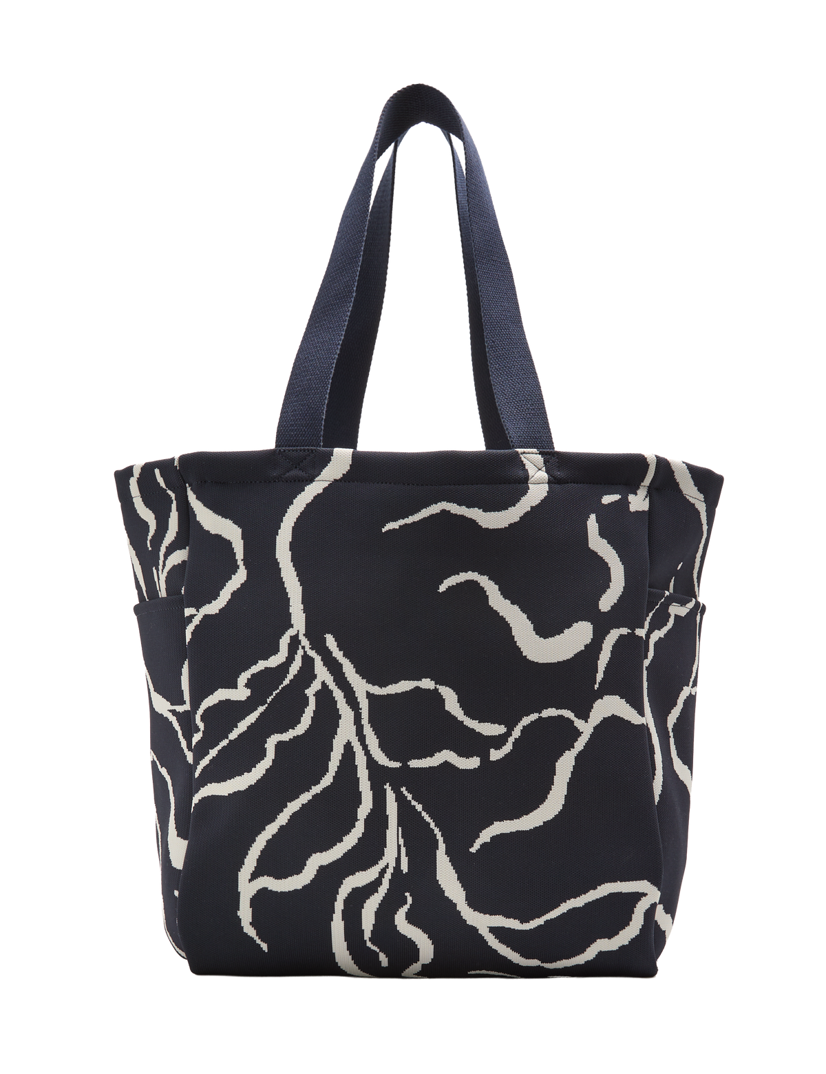 Autograph floral tote bag with zip pocket (British brand)