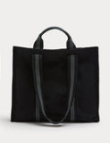 M&S canvas tote bag with internal zip pocket (British brand)