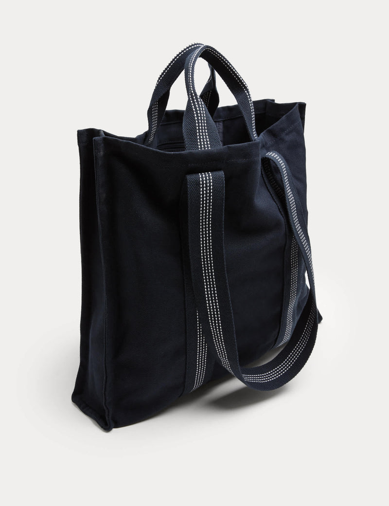 M&S canvas tote bag with internal zip pocket (British brand)