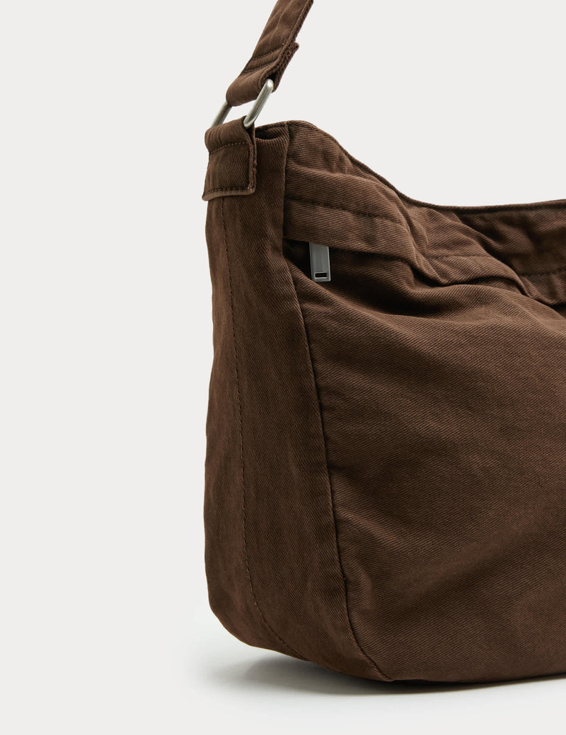 M&S casual twill messenger bag - British product