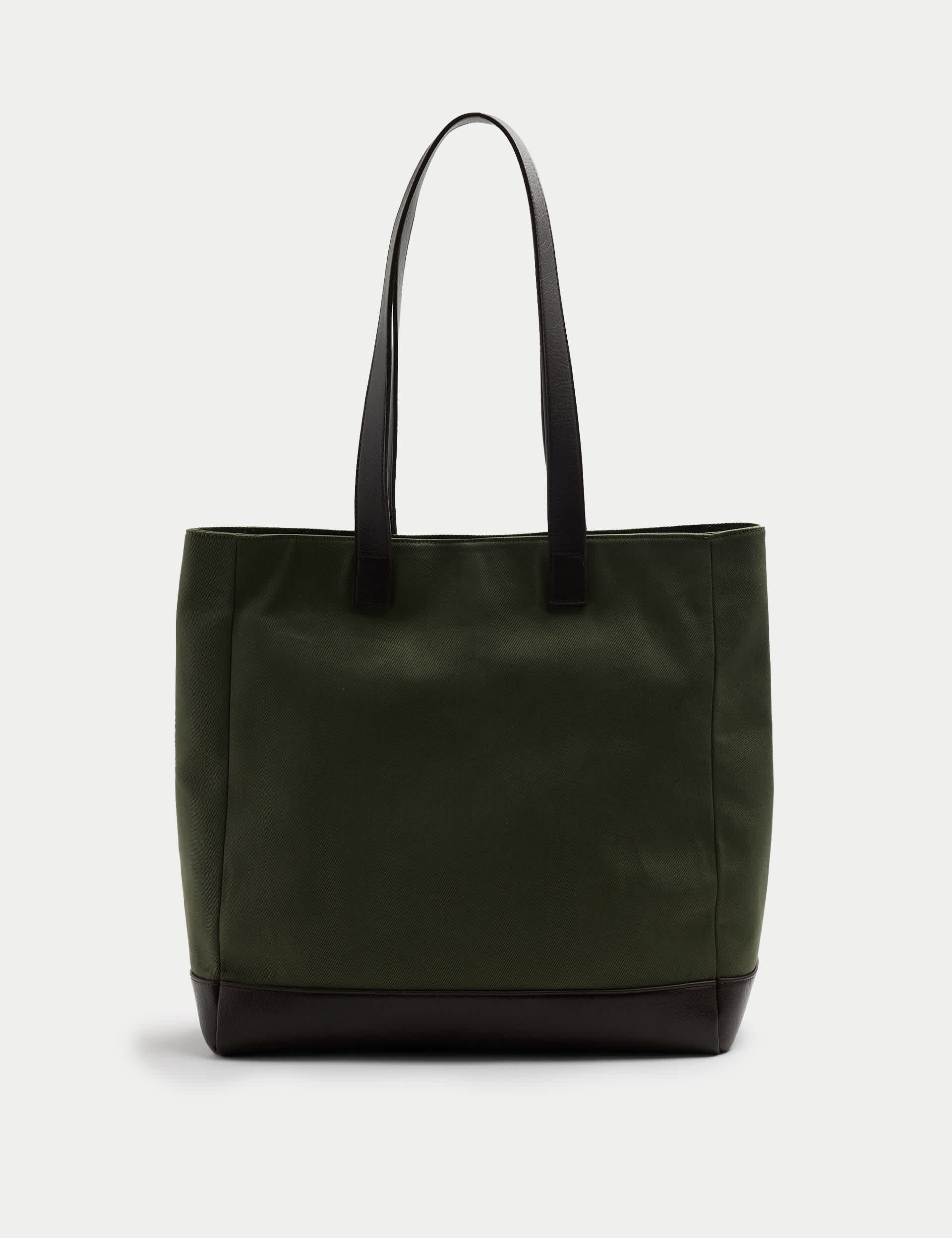 M&S cotton twill tote bag with magnetic closure - British product