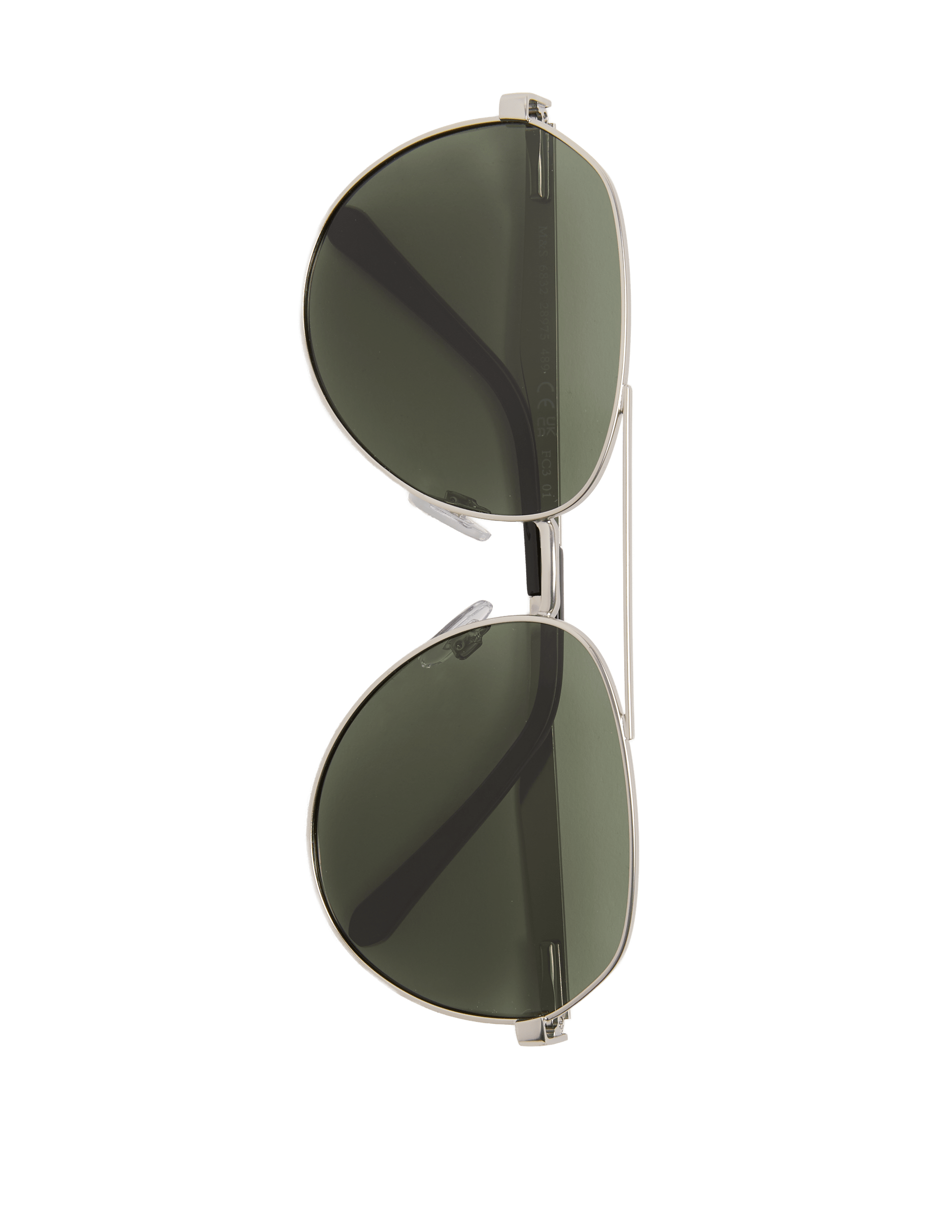 Metal Aviator Polarised Sunglasses
