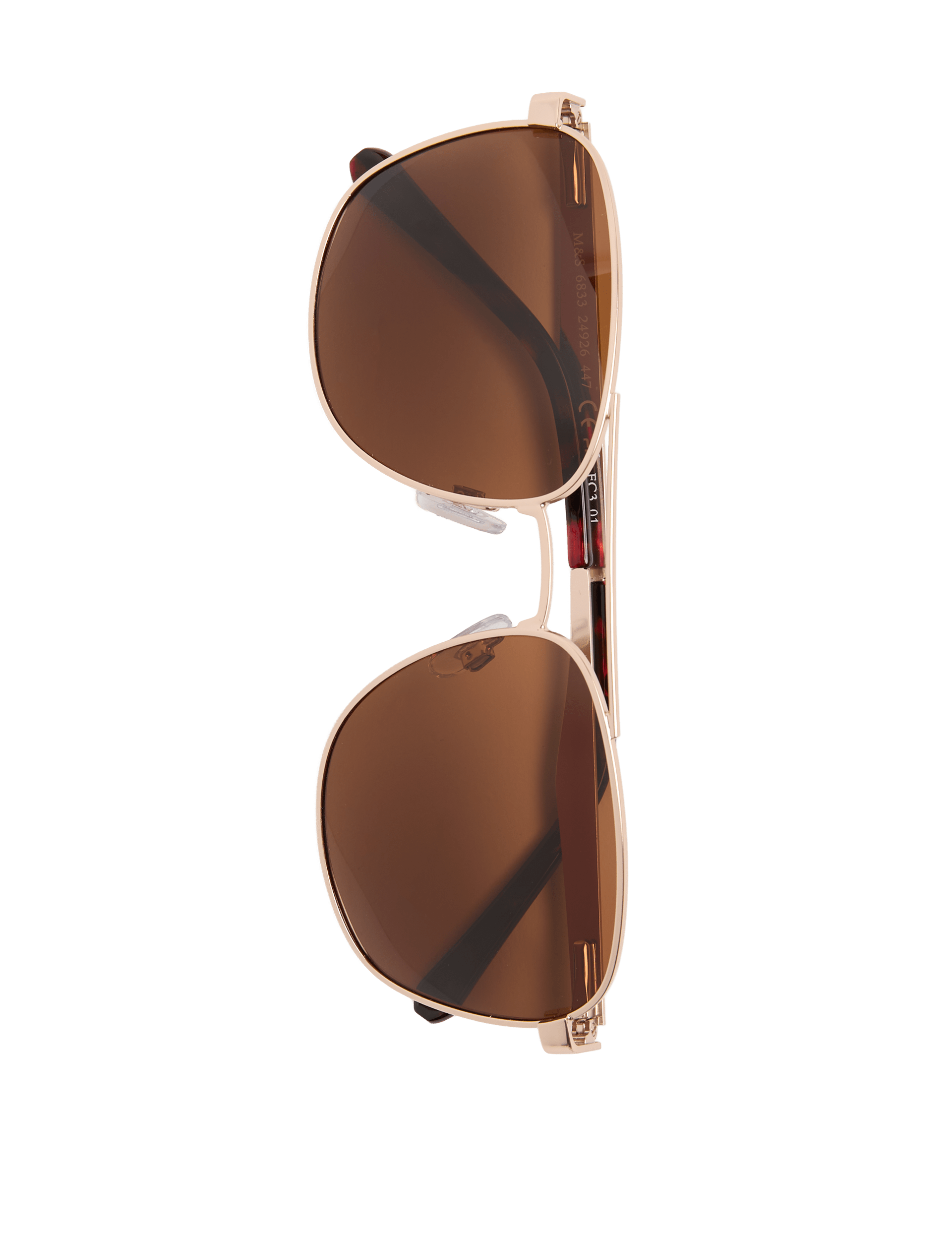 Metal Navigator Polarised Sunglasses