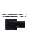 Autograph Faux Leather Sunglasses Case