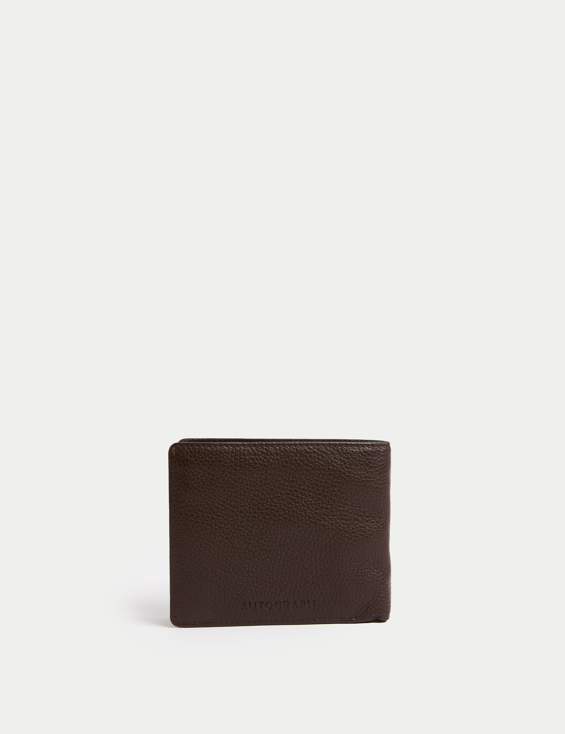 Autograph leather bi-fold wallet, imported from the UK