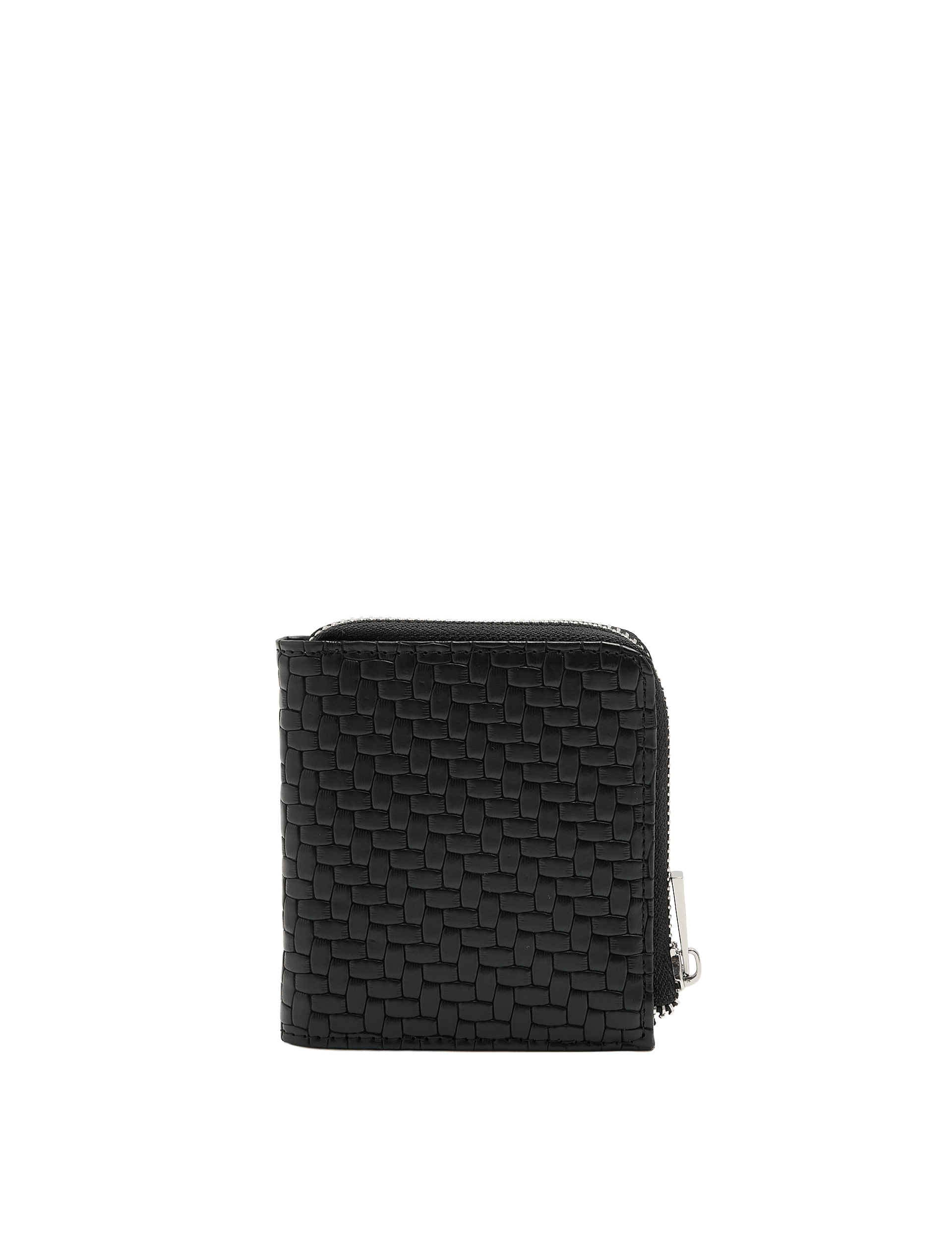 M&S faux leather textured bi-fold zip wallet, imported from the UK