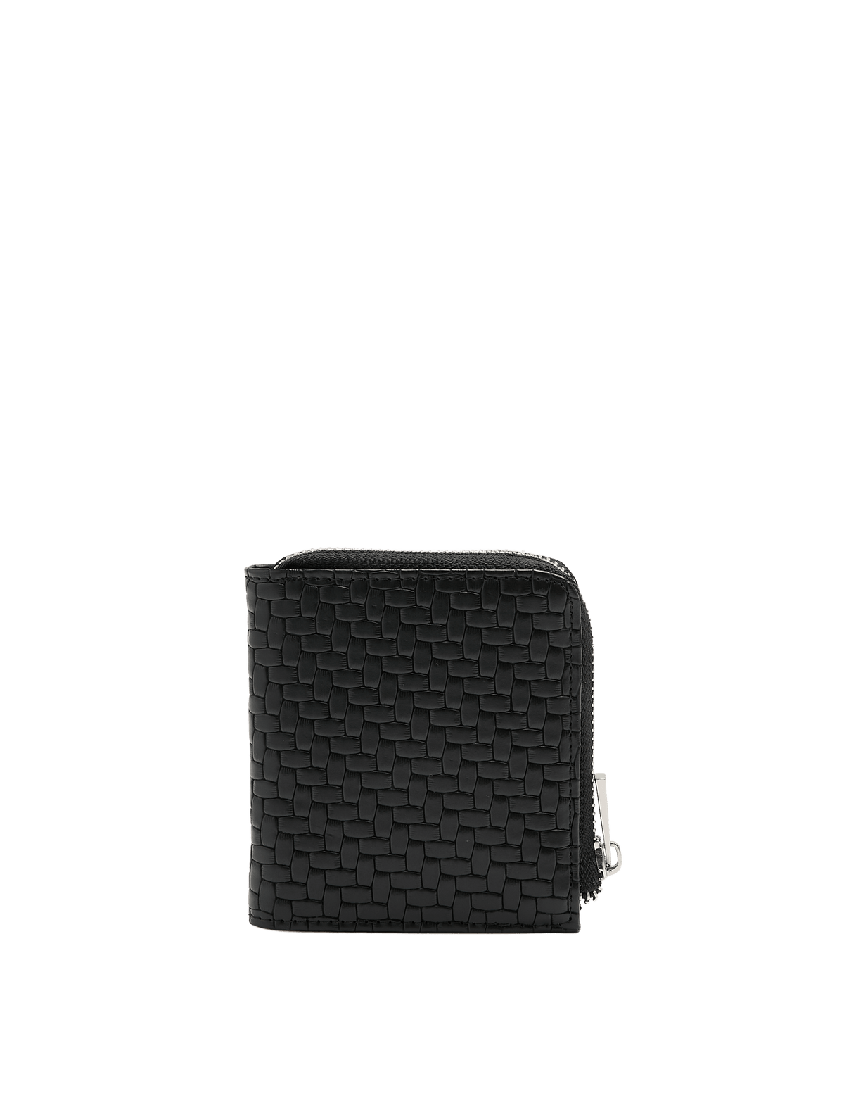 M&S faux leather textured bi-fold zip wallet, imported from the UK
