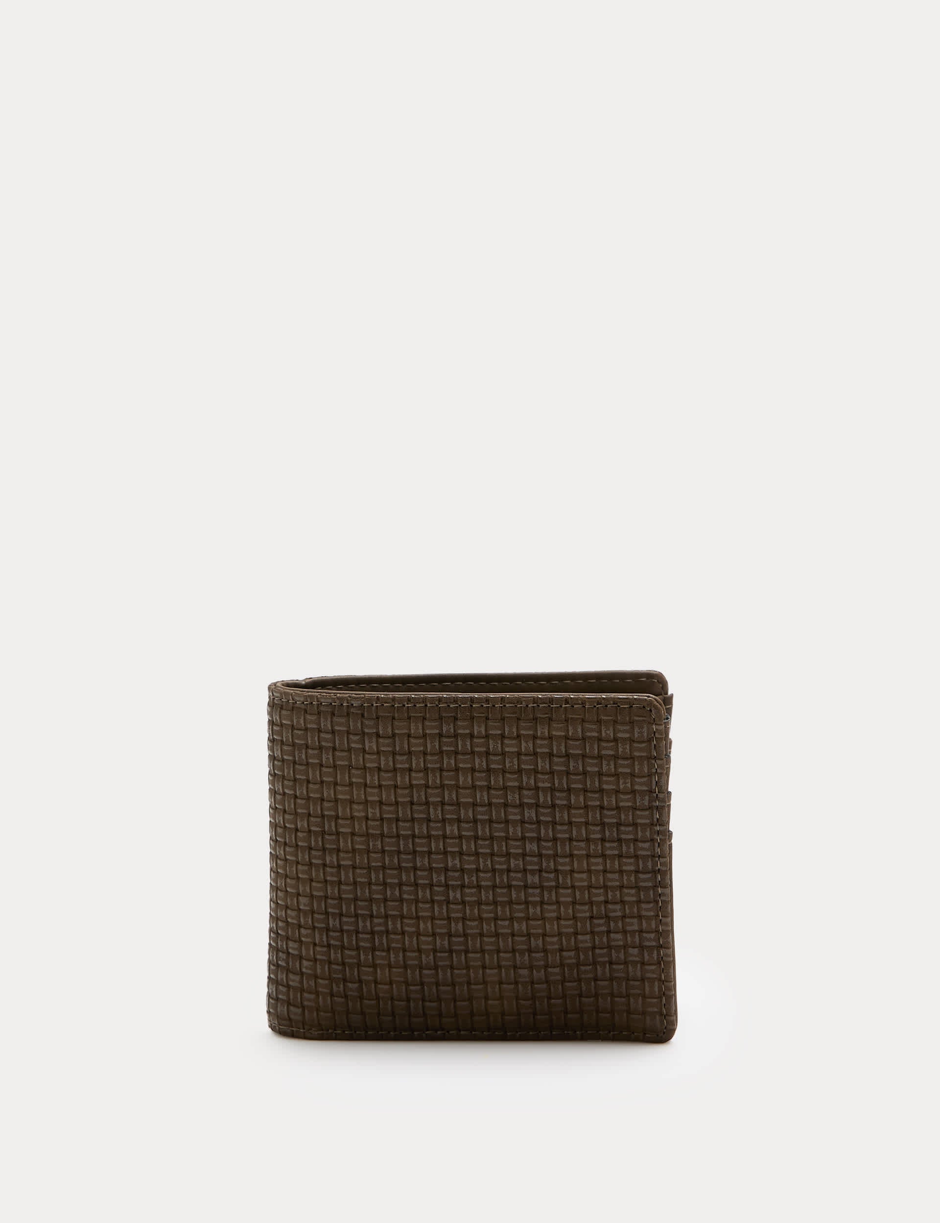 M&S faux leather textured bi-fold wallet, imported from the UK