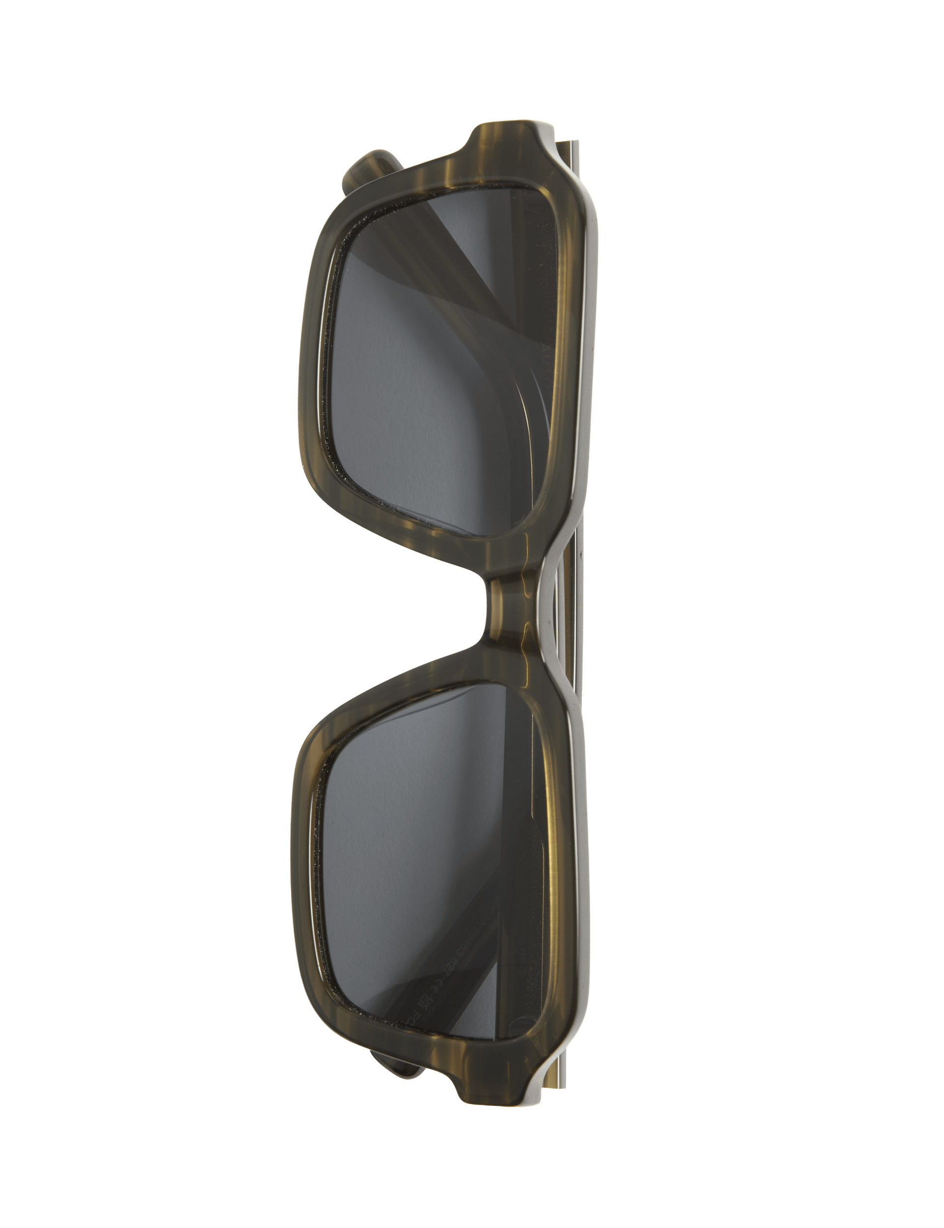 Autograph chunky square polarised sunglasses, UK version