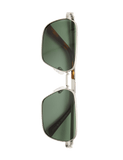 Autograph metal polarised sunglasses with UV protection, UK version