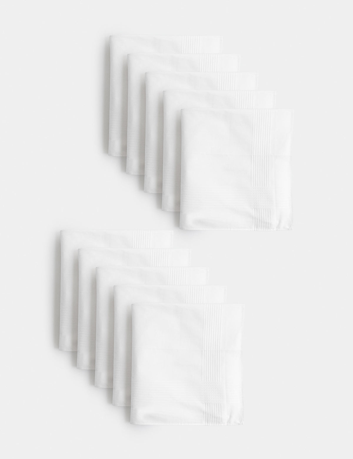 M&S antibacterial pure cotton handkerchiefs 10 pack, imported from the UK