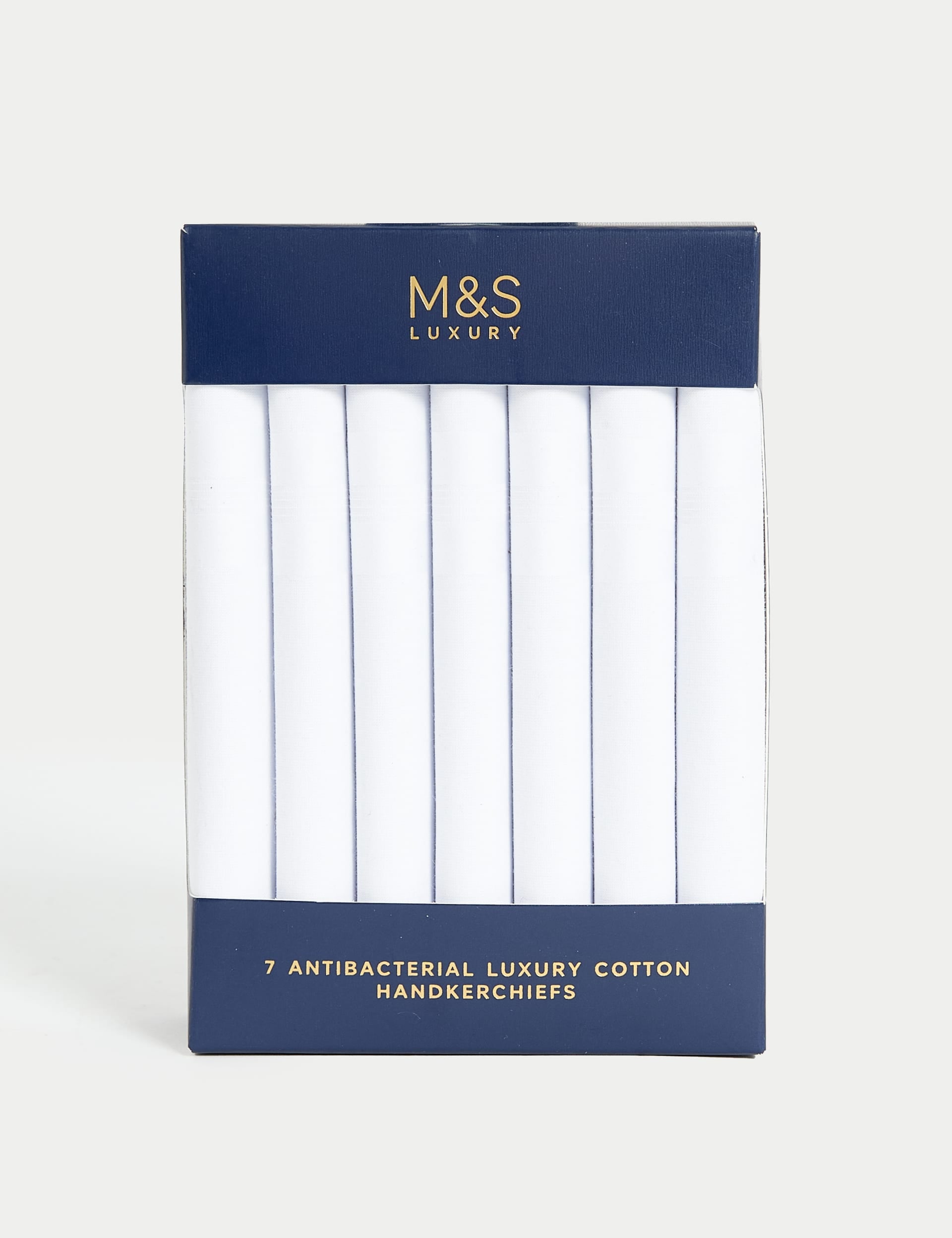 M&S antibacterial cotton handkerchiefs 7pk (British brand)