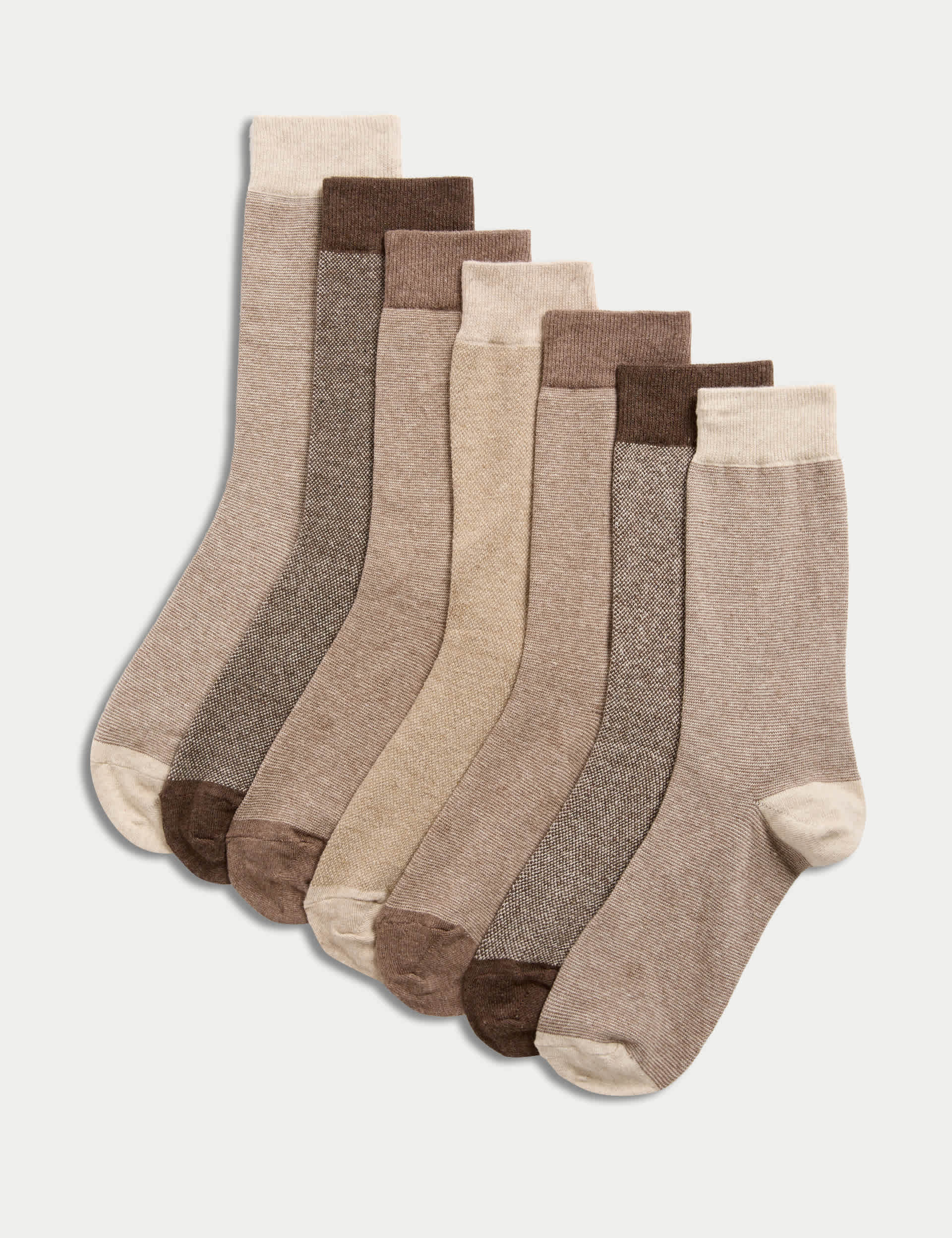 M&S 7 Pack Cool & Fresh Cotton Rich Socks