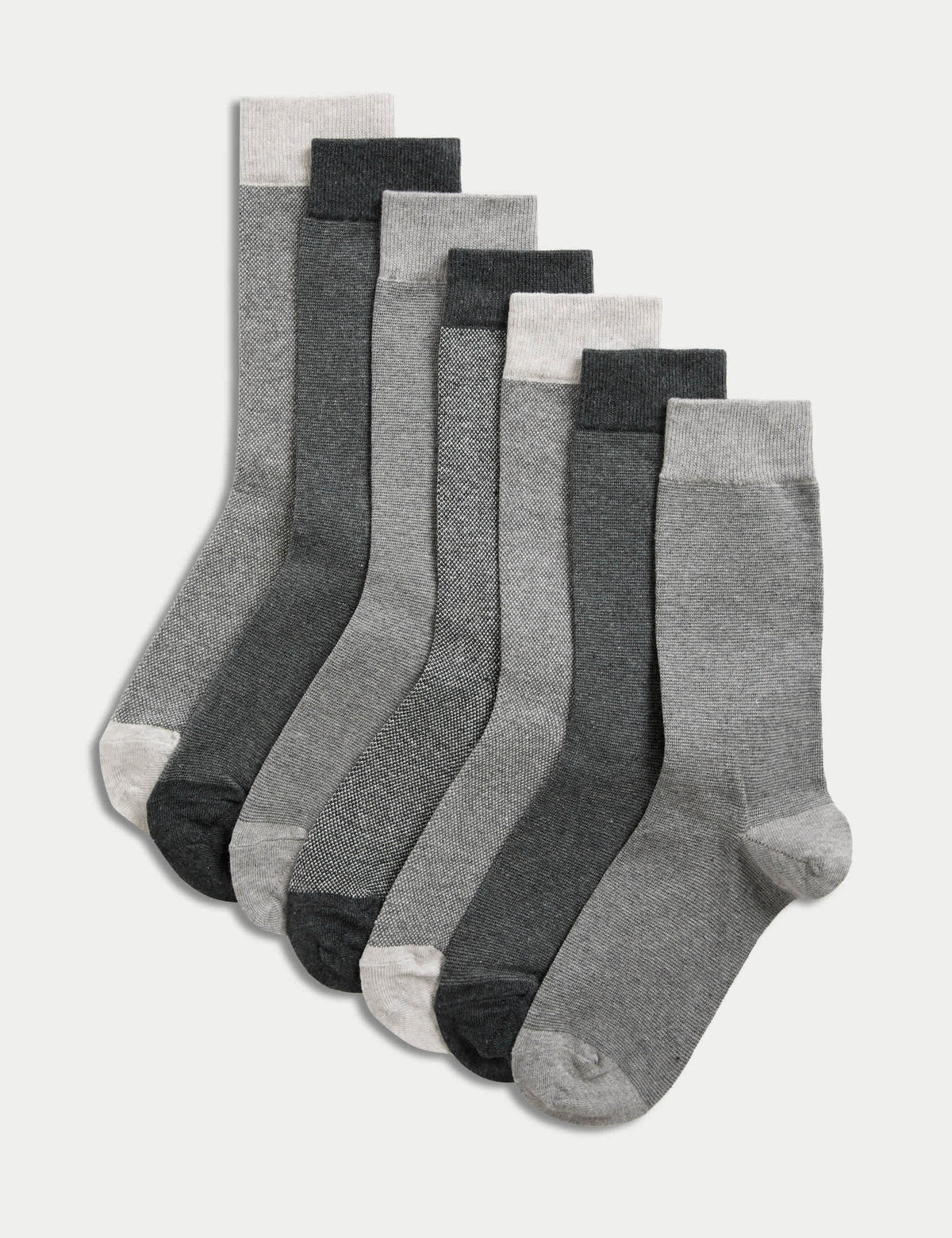 M&S Cool & Fresh cotton socks 7 pack, imported from the UK