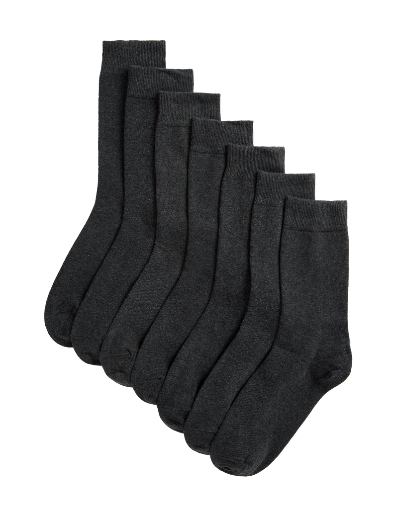 M&S 7 Pack Cool & Fresh Cotton Rich Socks
