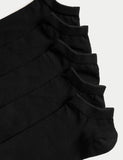 Cool & Fresh trainer liners 5 pack cotton-rich socks (British brand)