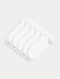 Cool & Fresh trainer liners 5 pack cotton-rich socks (British brand)