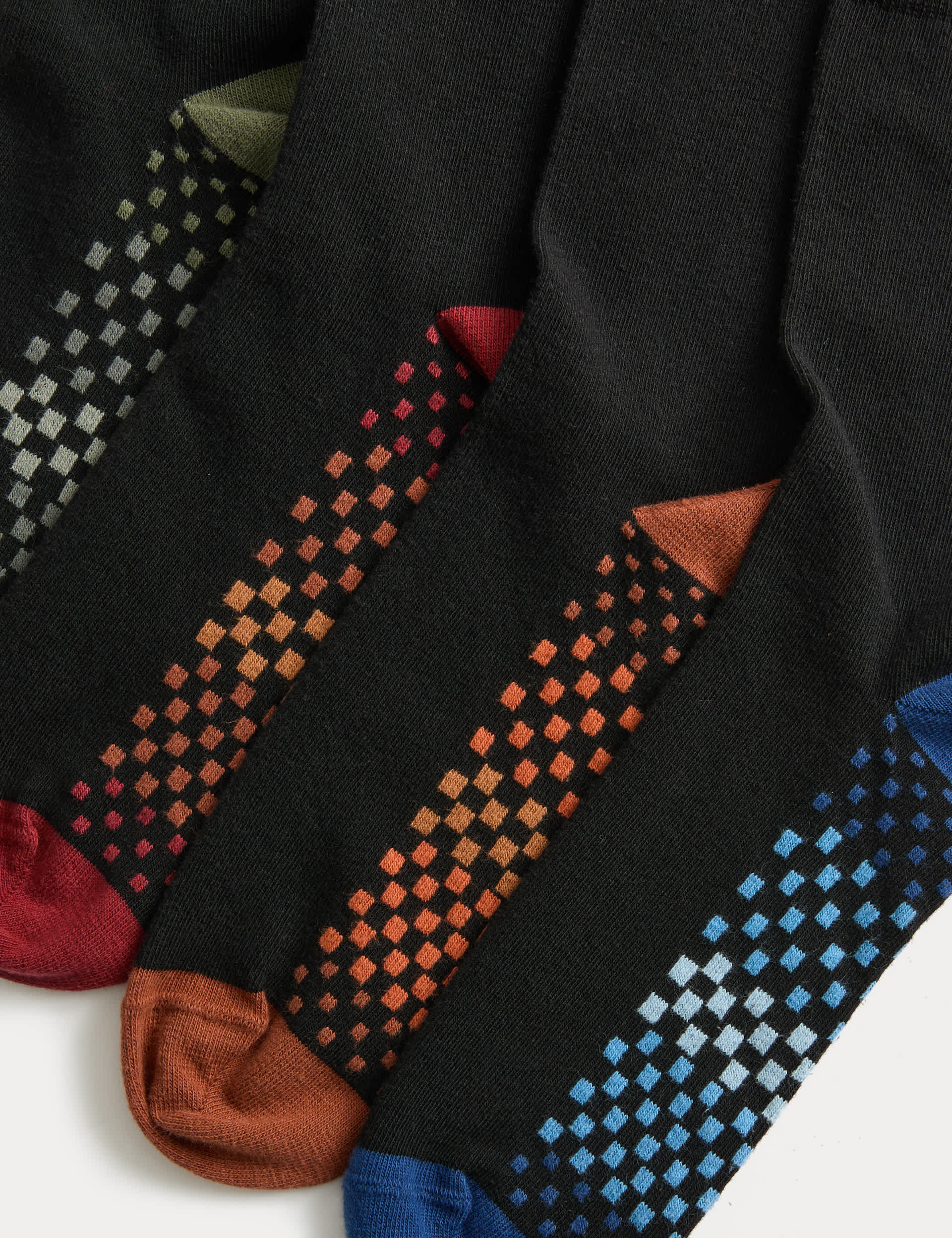 M&S cotton rich socks Cool & Fresh Geo 7-pack - British product