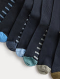 M&S Cool & Fresh striped cotton socks 7 pack, UK version