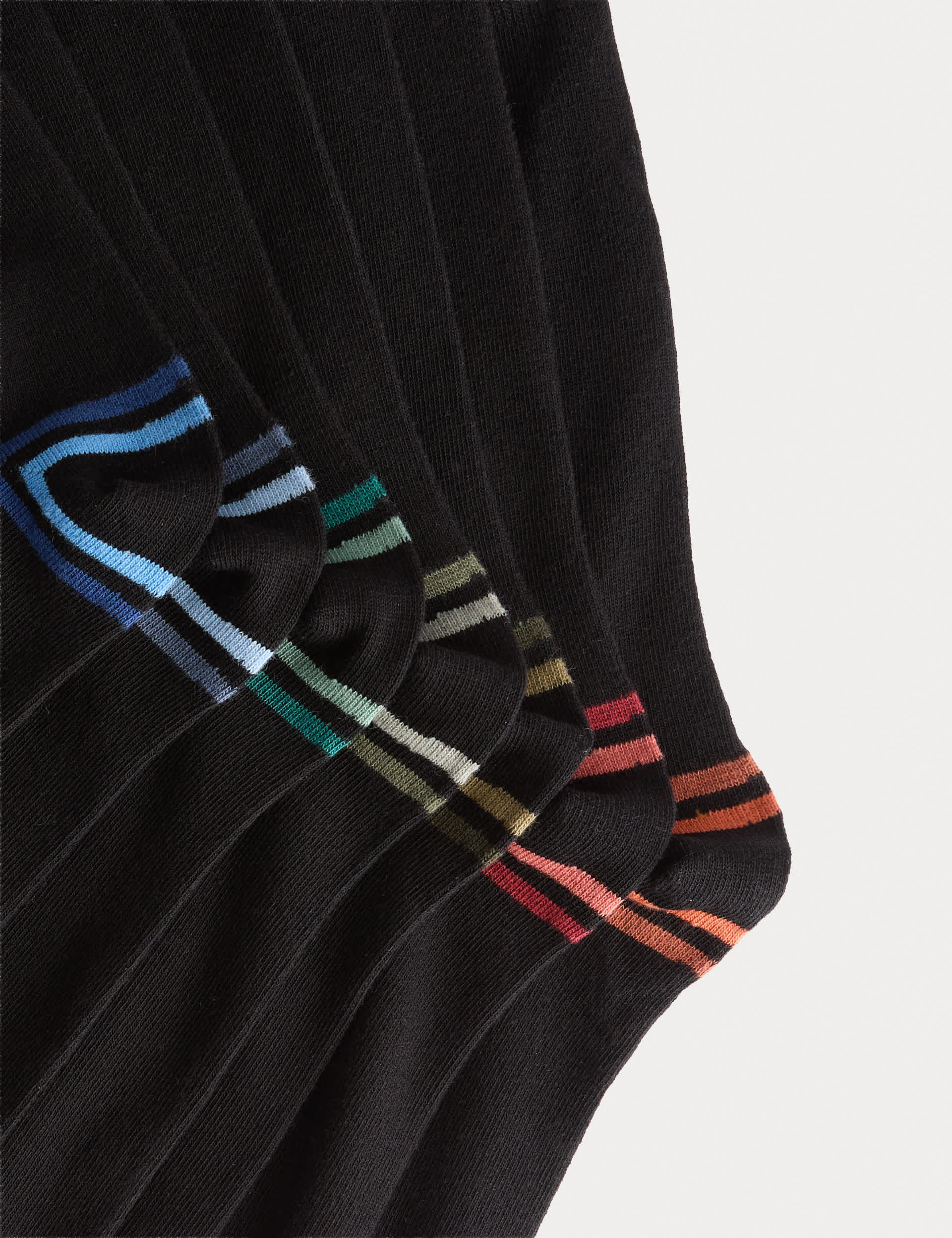 M&S Cool & Fresh striped cotton rich socks 7 pack, UK version